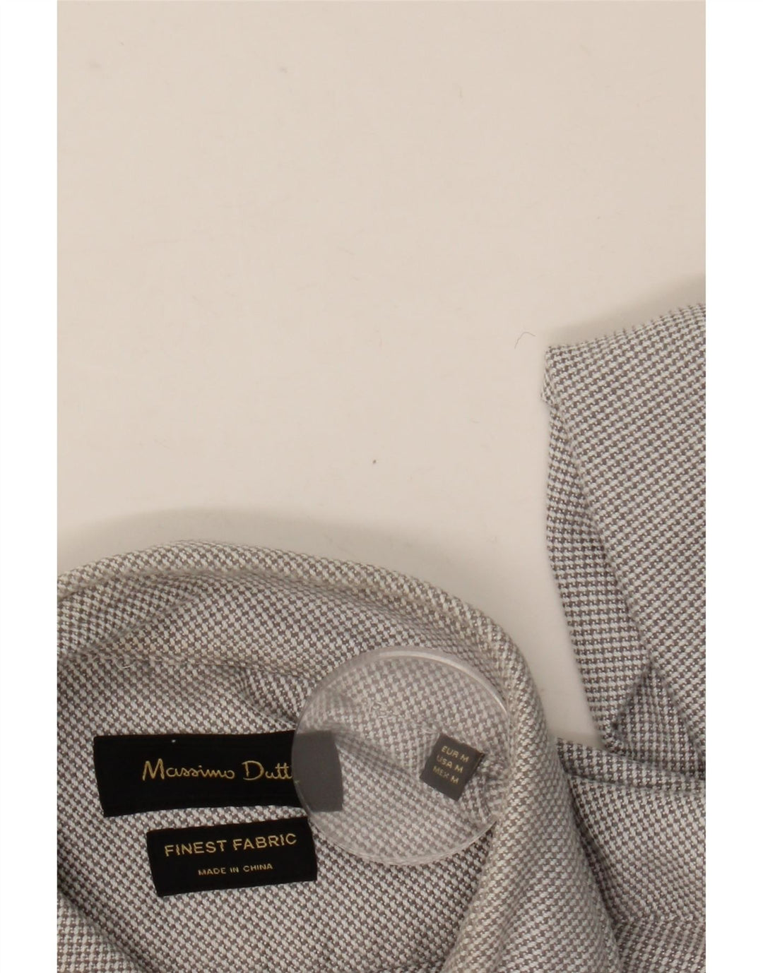 Koszula męska Massimo Dutti, średnioszara