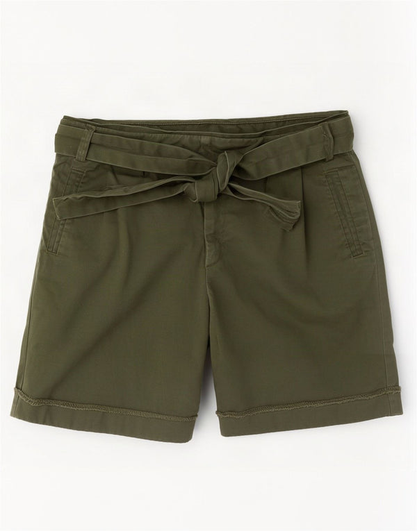 Damskie spodenki chino Oasis UK 10 Small W28, bawełna khaki