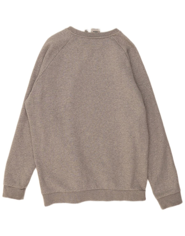 Męska bluza ADIDAS, duża, szara, nakrapiana bawełna