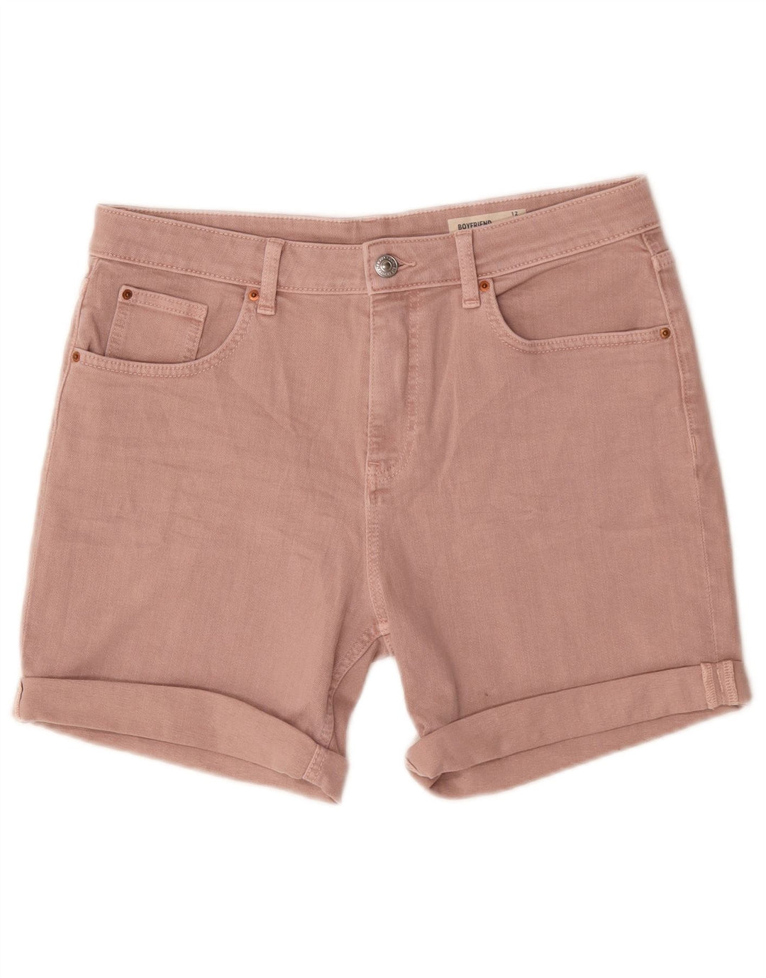 Damskie spodenki jeansowe Marks & Spencer UK 12 Medium W30 Różowa bawełna