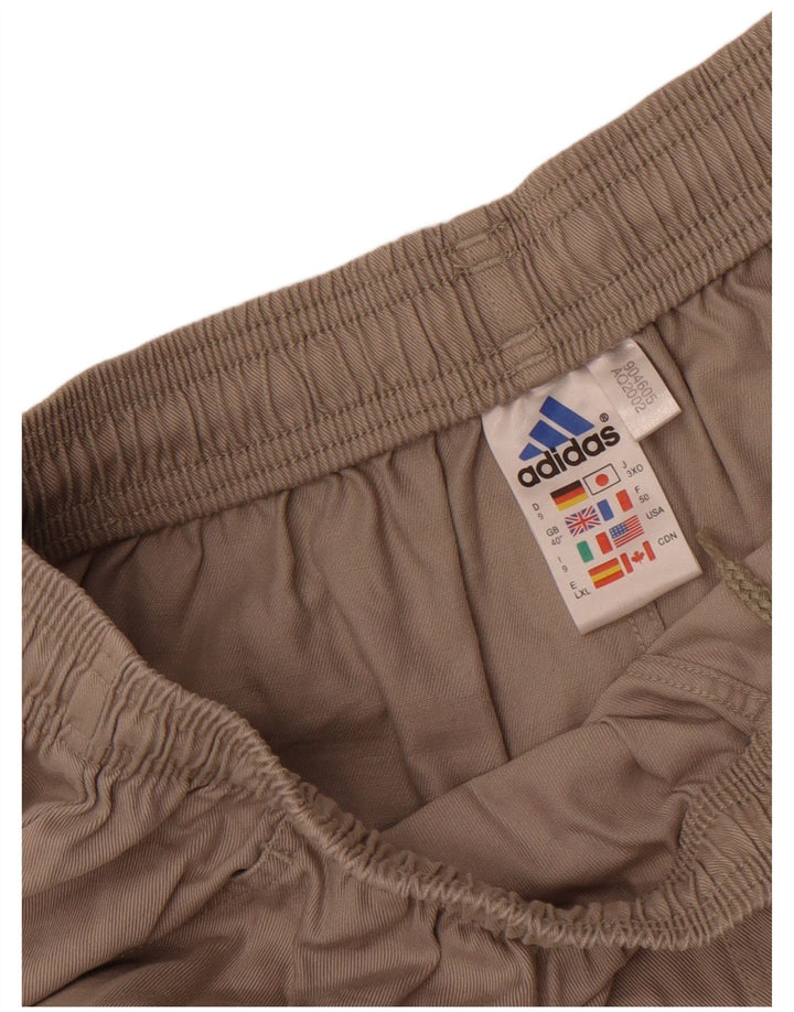 Męskie spodenki sportowe Adidas XL, szare, bawełniane