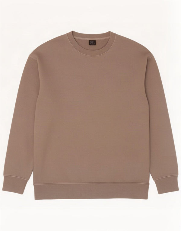 Zara Mens Sweatshirt Jumper Large Grey