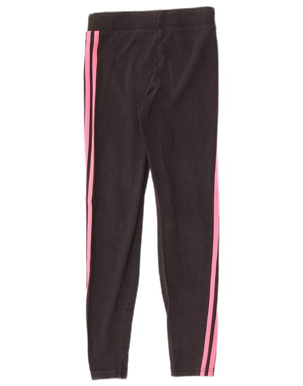Legginsy Adidas Dziewczęce 11-12 Lat Czarne Bawełniane