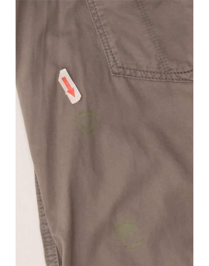 Damskie spodenki Chino Eddie Bauer US 12 Large W34 Szara bawełna