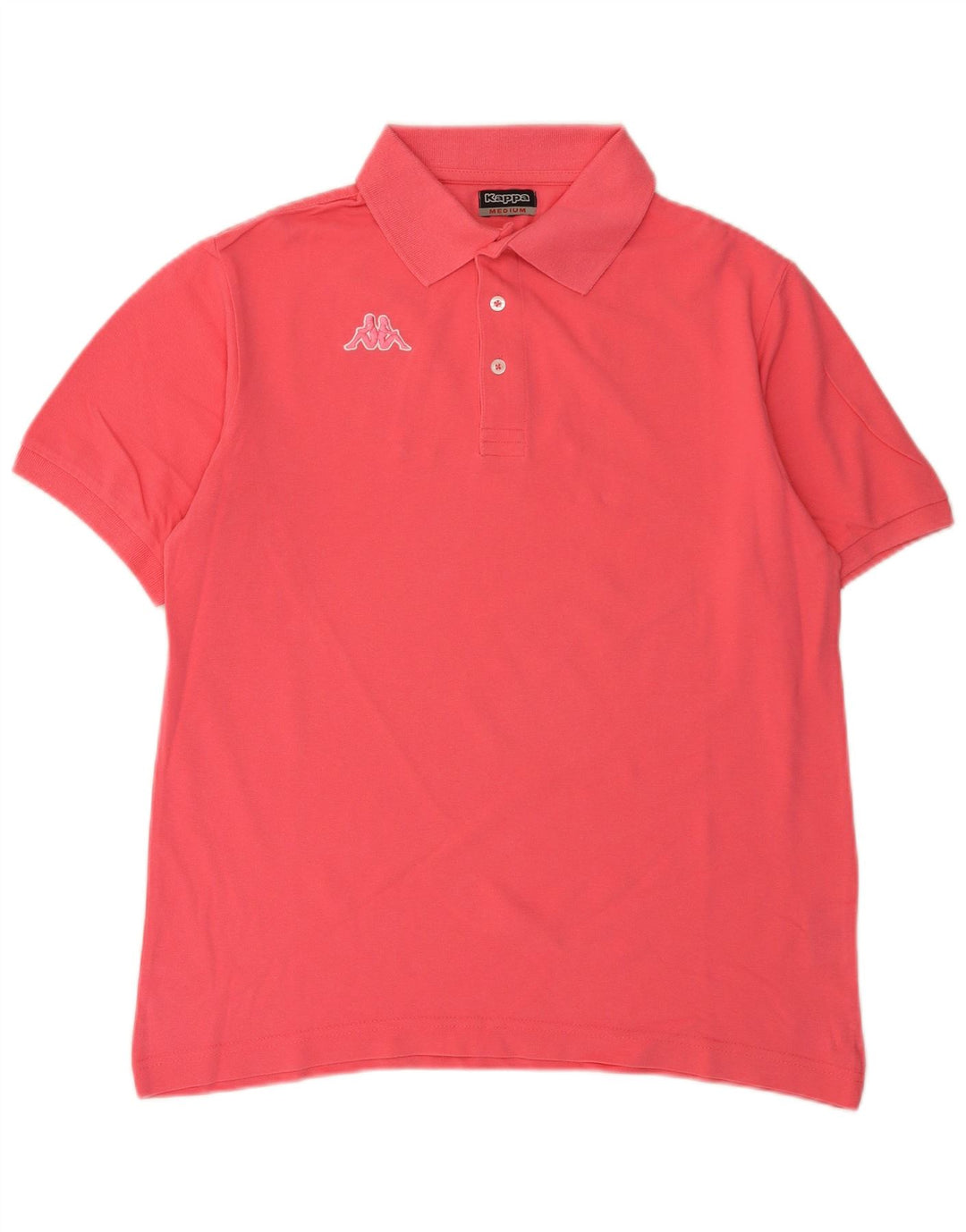 Męska koszulka polo KAPPA, średnia, różowa, bawełniana