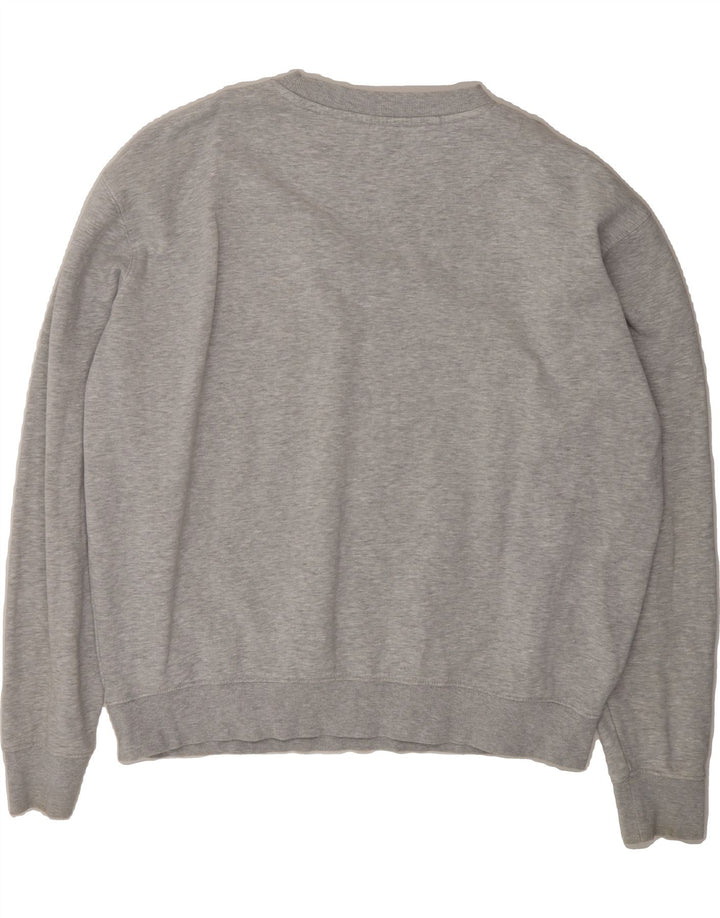 KARL KANI Mens Oversized Graphic Sweatshirt Jumper Medium Grey Cotton Vintage Karl Kani and Second-Hand Karl Kani from Messina Hembry 