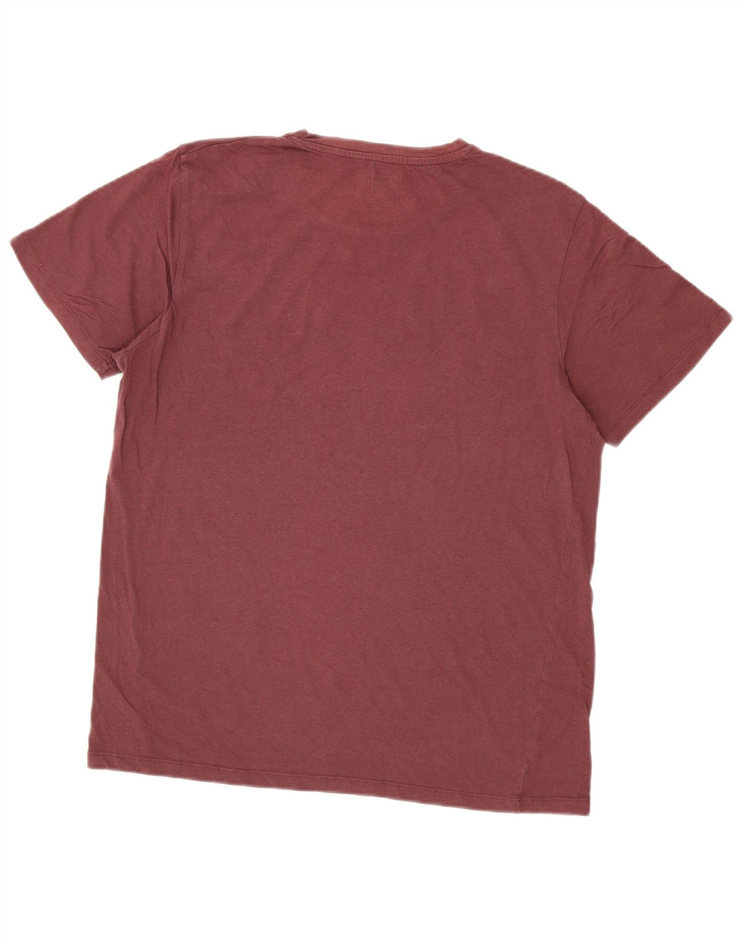 Męski T-shirt z grafiką Jack & Jones, duży, bordowy