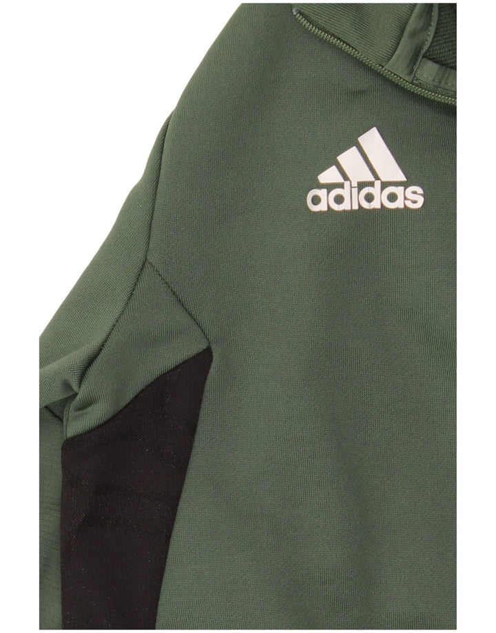 Chłopięcy dres Adidas z grafiką, na 9-10 lat, khaki