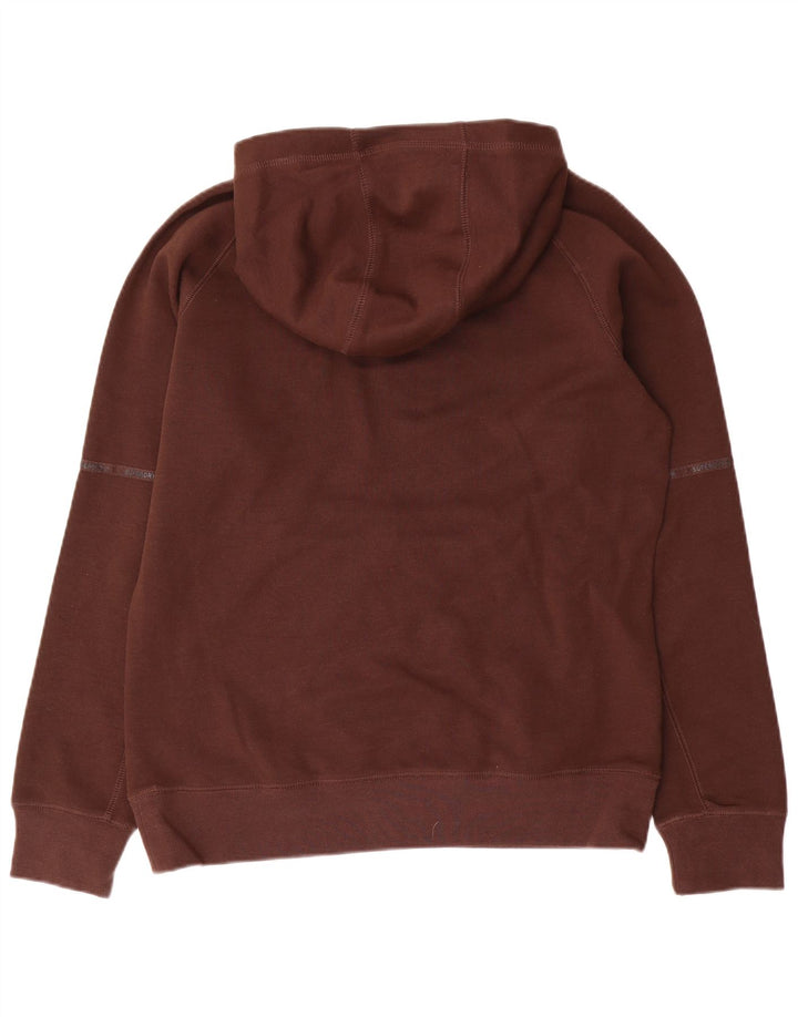 Męski sweter z kapturem Superdry, mały, brązowy, bawełniany