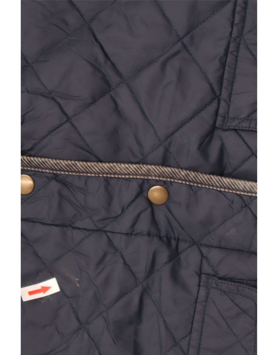 Damska pikowana kurtka z kapturem Jack Wills UK 8, mała, granatowa, nylonowa