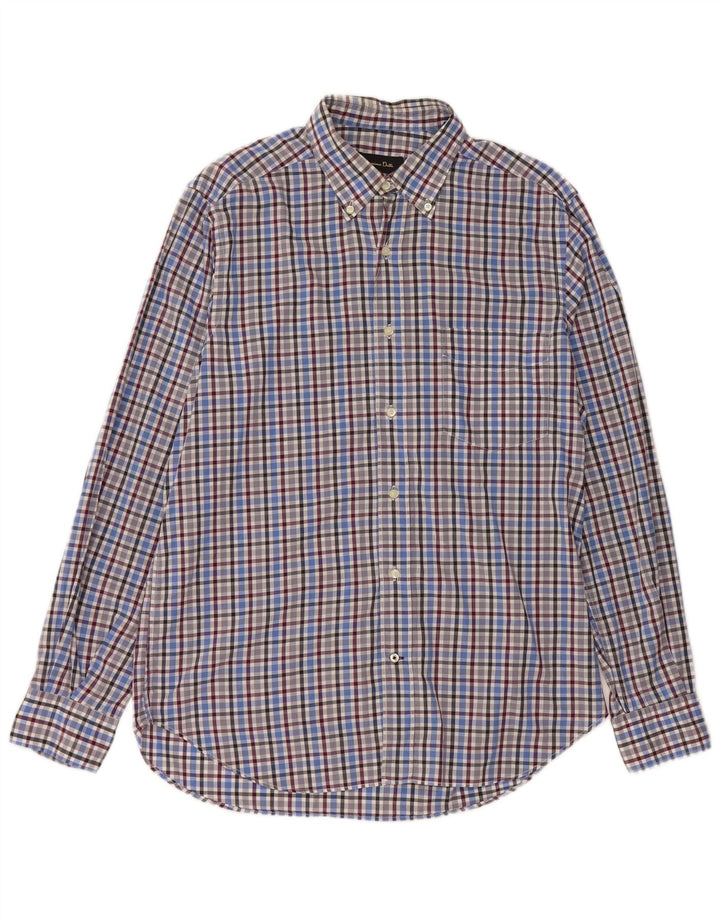 Koszula męska Massimo Dutti w dużą niebieską kratkę
