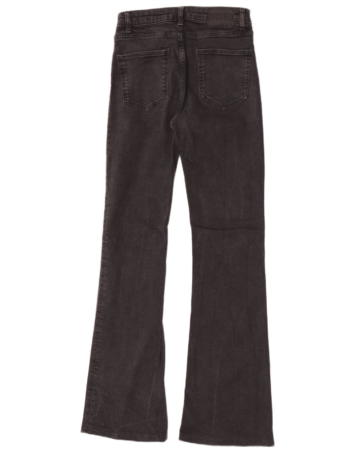 Damskie jeansy rozkloszowane Zara EU 38 Small W28 L32 Czarne