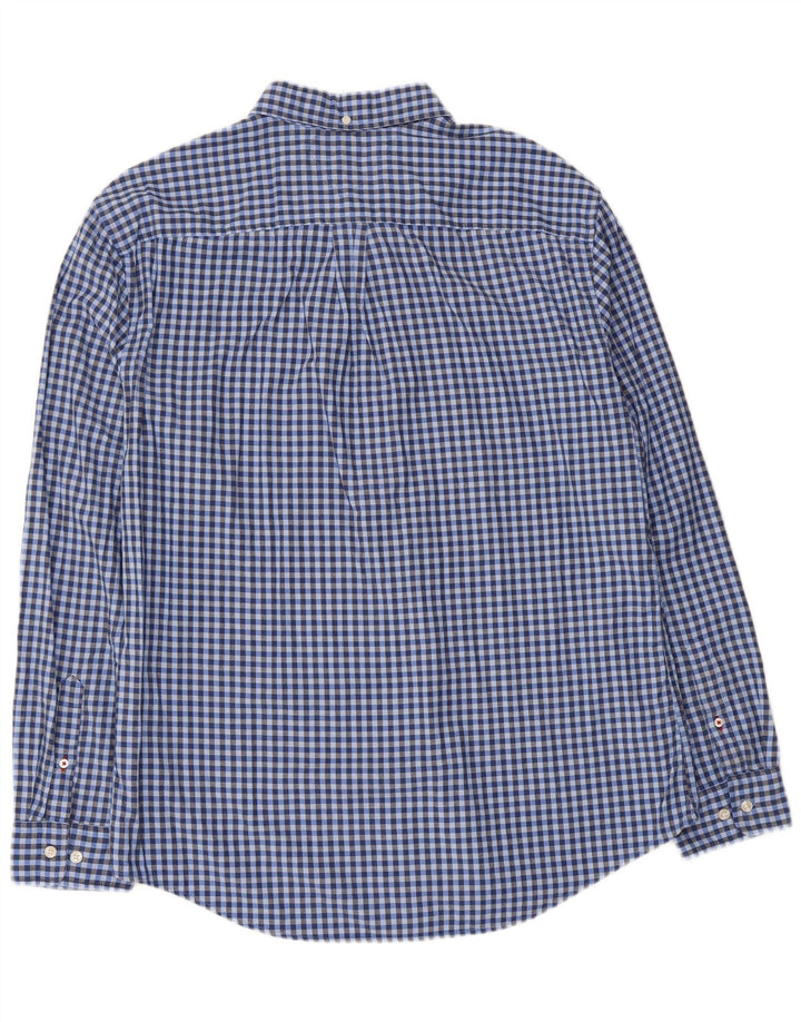 Koszula męska Tommy Hilfiger XL, niebieska bawełniana kratka