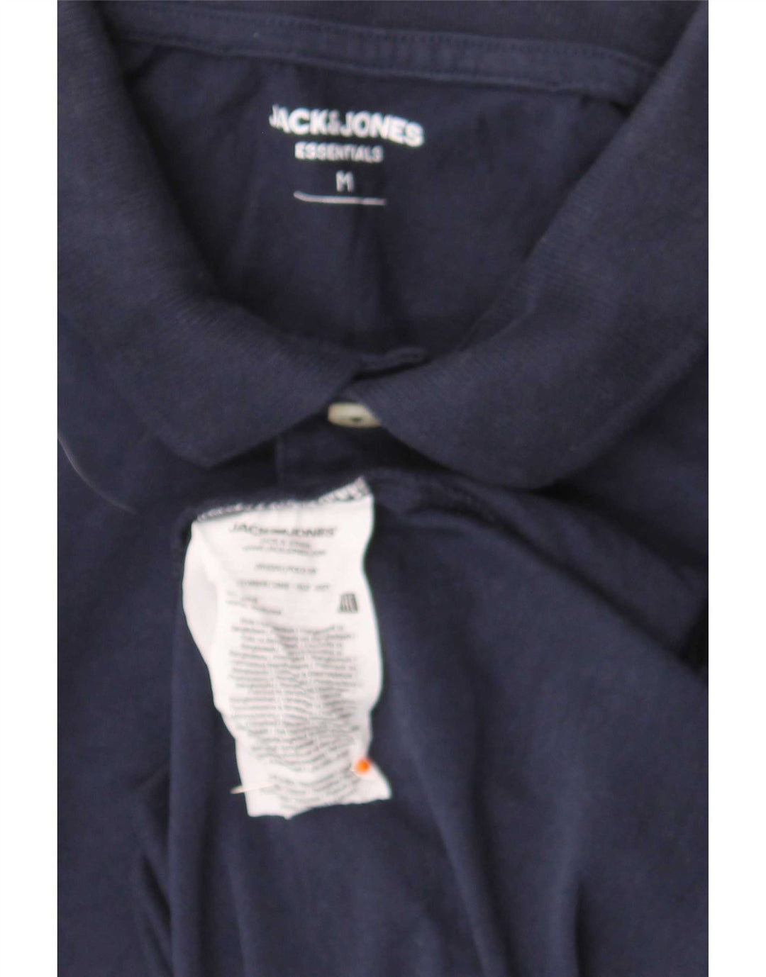 Męska koszulka polo Jack & Jones, średnia, granatowa, bawełniana