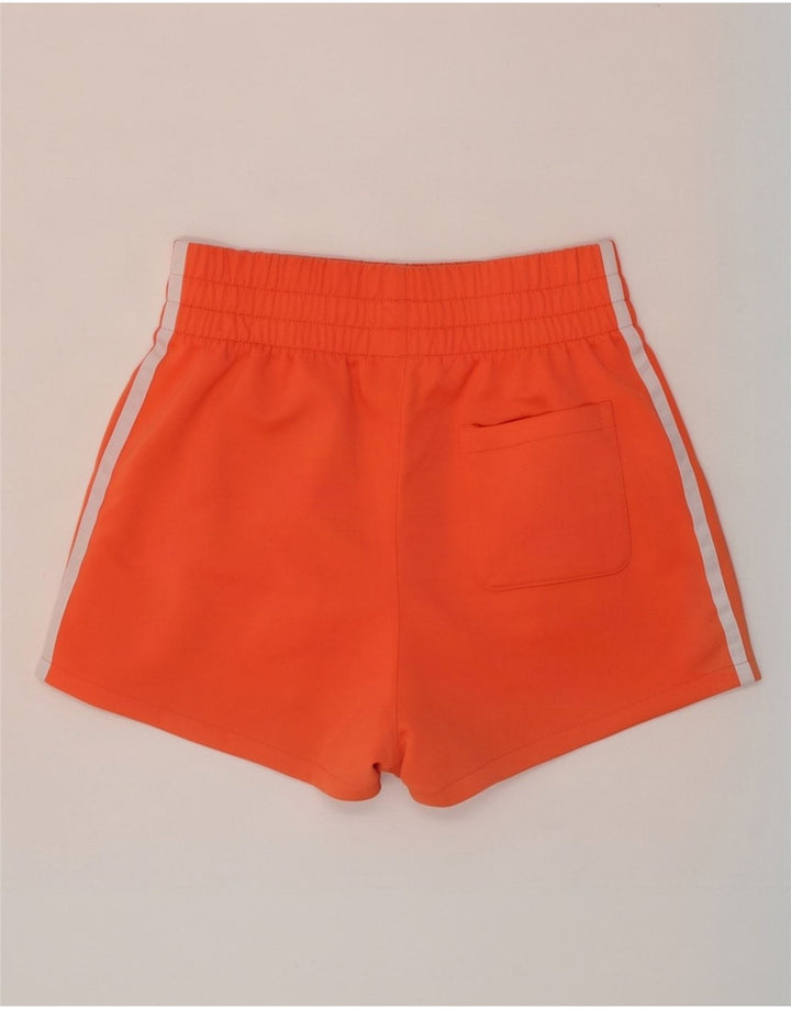 Damskie spodenki sportowe Adidas UK 10, małe, pomarańczowe, poliestrowe