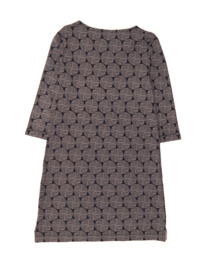 WHITE STUFF Womens Sheath Dress UK 12 Medium Navy Blue Geometric Vintage White Stuff and Second-Hand White Stuff from Messina Hembry 