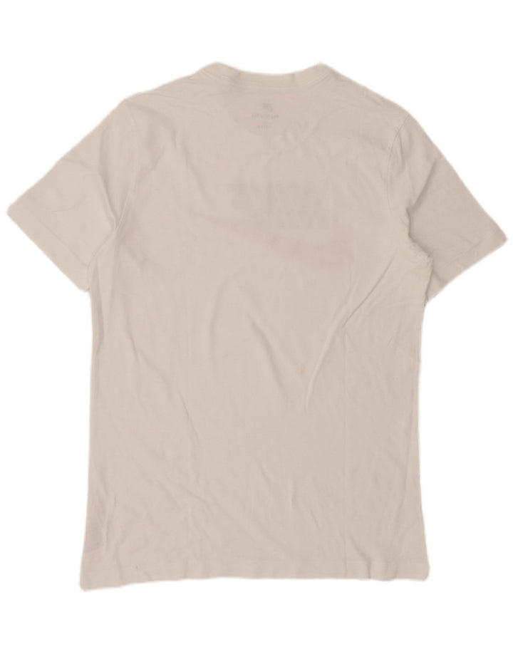Męski T-shirt z grafiką Nike, duży, biały, bawełniany