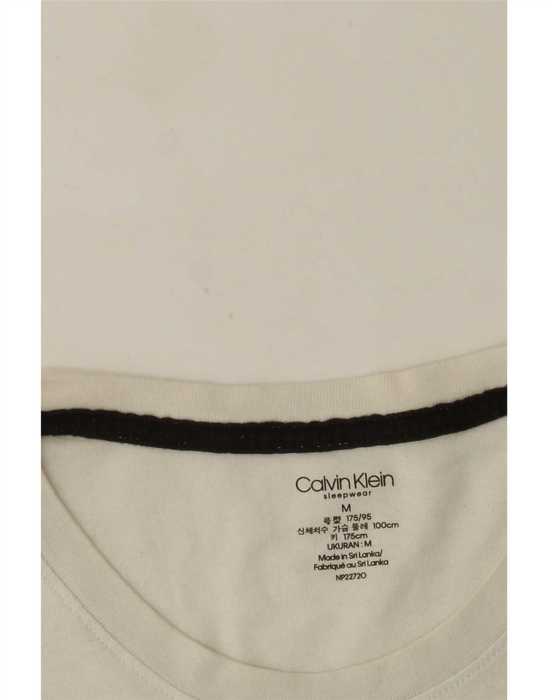 Męska koszulka z grafiką Calvin Klein Top w kolorze średniej bieli