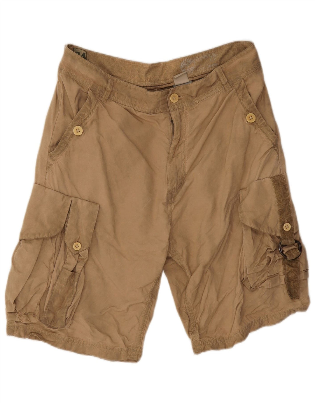 Męskie spodenki cargo Timberland W34, duże, beżowe, bawełniane