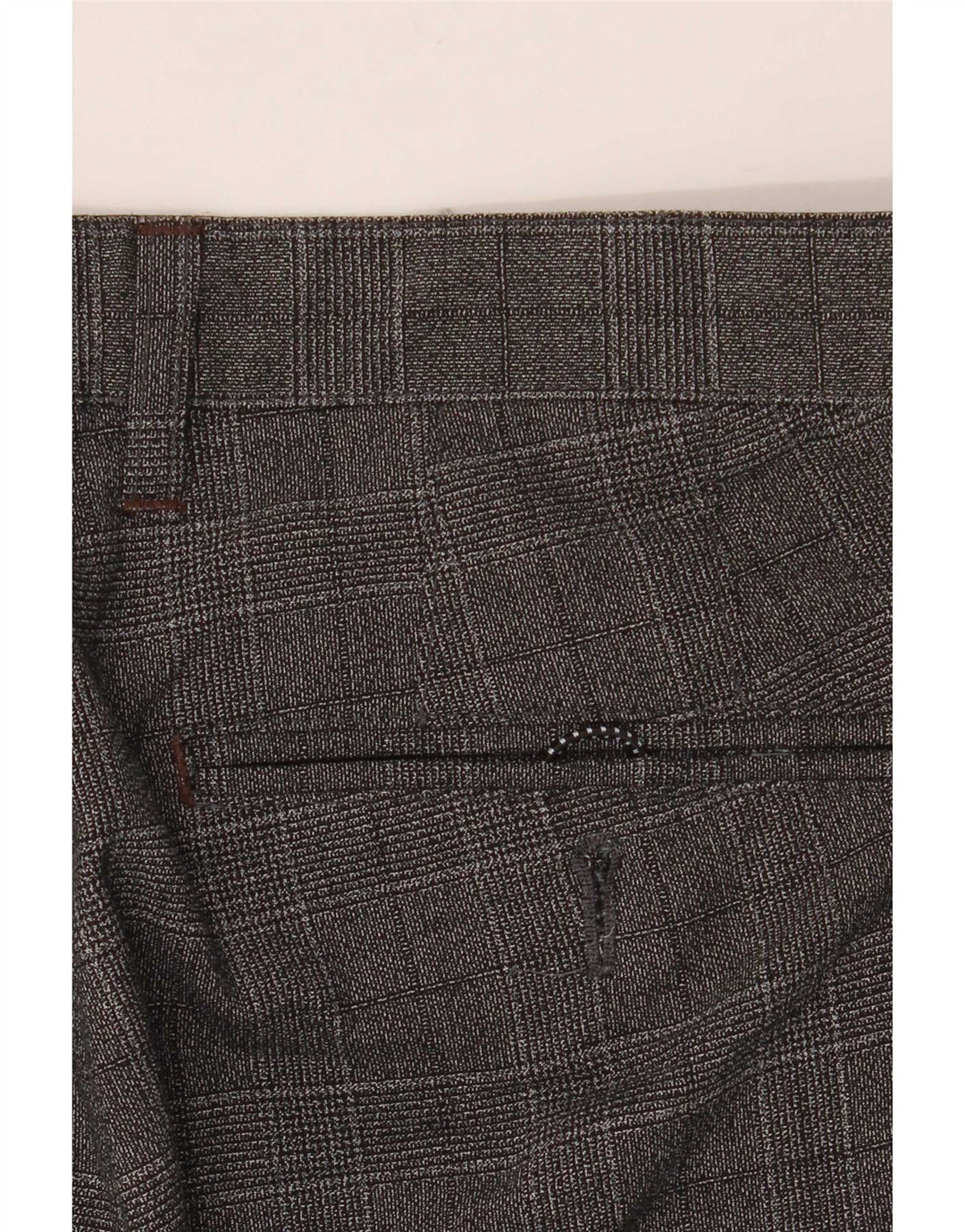 Męskie spodnie garniturowe Ted Baker W32 L30 w szarą kratkę, poliester