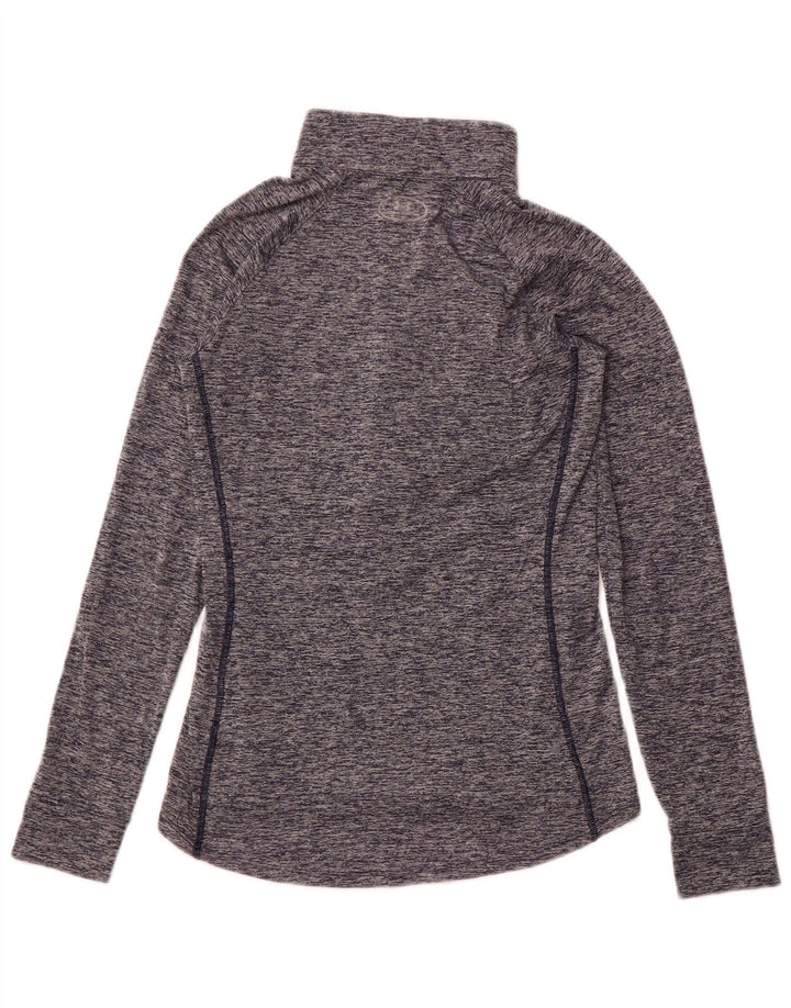 Damski top dresowy UNDER ARMOUR Heat Gear, UK 10, mały, granatowy