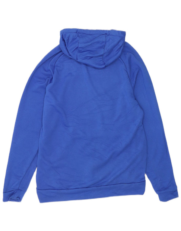 Męski sweter z kapturem Nike Dri Fit Graphic, średni niebieski, poliester