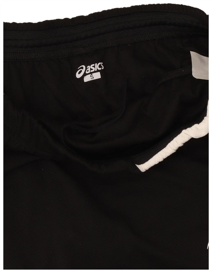 Damskie spodenki sportowe Asics z grafiką UK 10, mały, czarny poliester z blokami kolorów