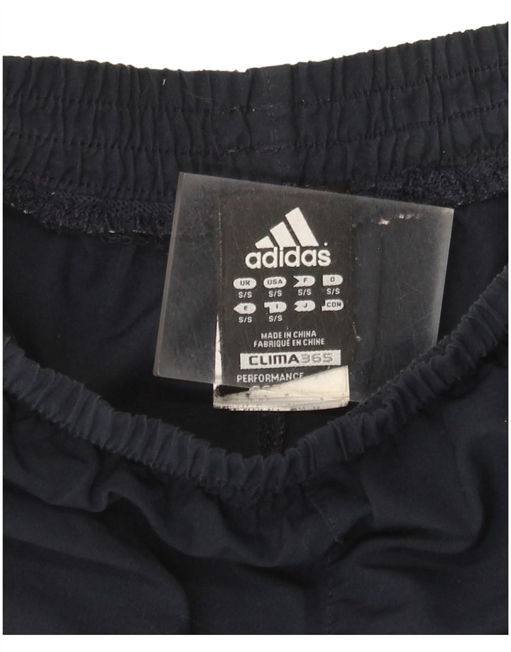 Męskie spodnie dresowe Adidas Clima 365, małe, granatowe, poliestrowe