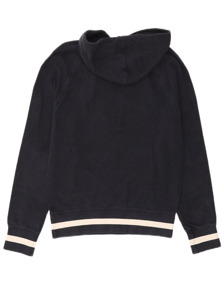 Męski sweter z kapturem Fred Perry, mały, granatowy, bawełniany
