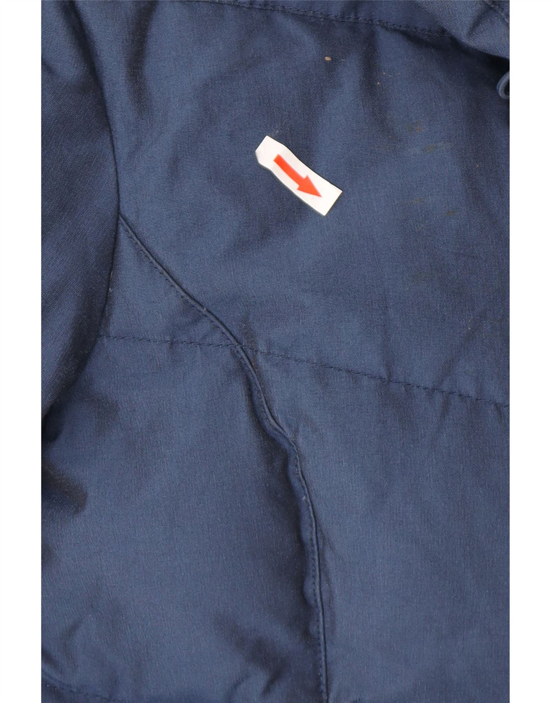 Damska ocieplana kurtka Woolrich UK 16, duża, granatowa, bawełniana