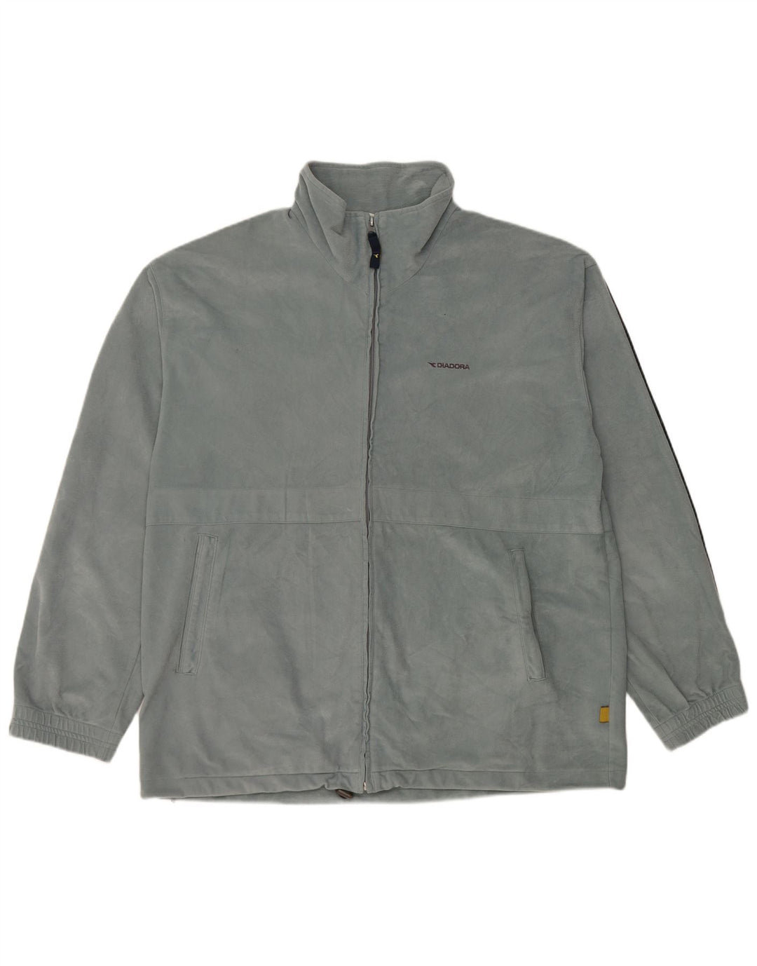 Diadora Męska welurowa kurtka dresowa UK 44 2XL Niebieski poliester