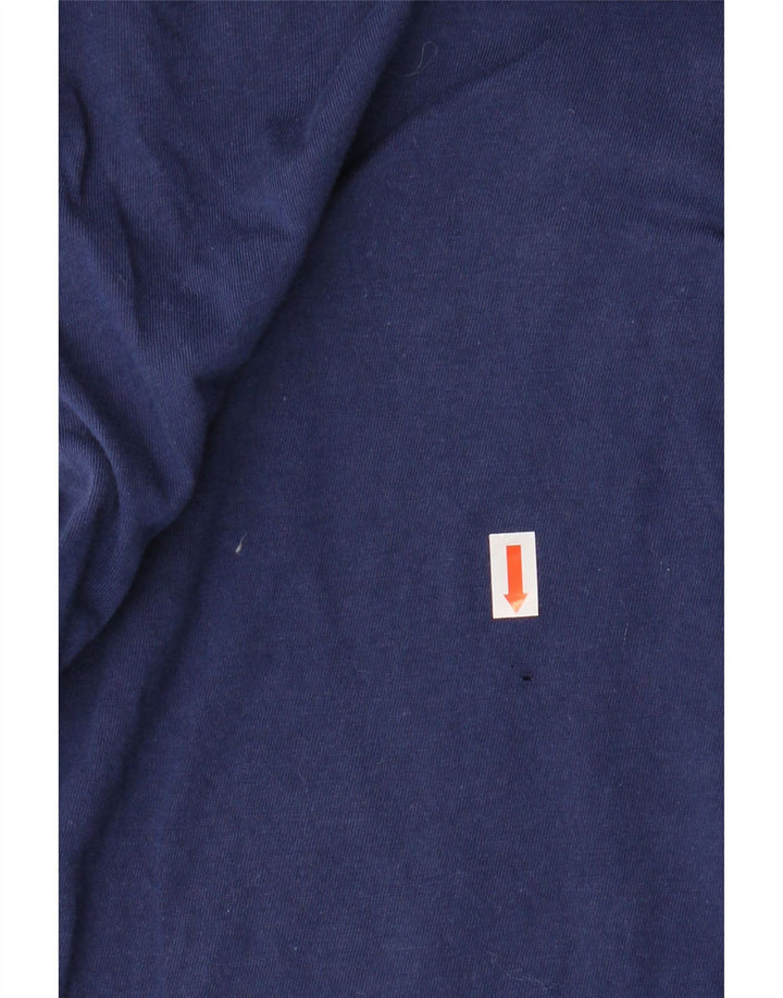 T-shirt męski ADIDAS Top, średni, granatowy, bawełniany