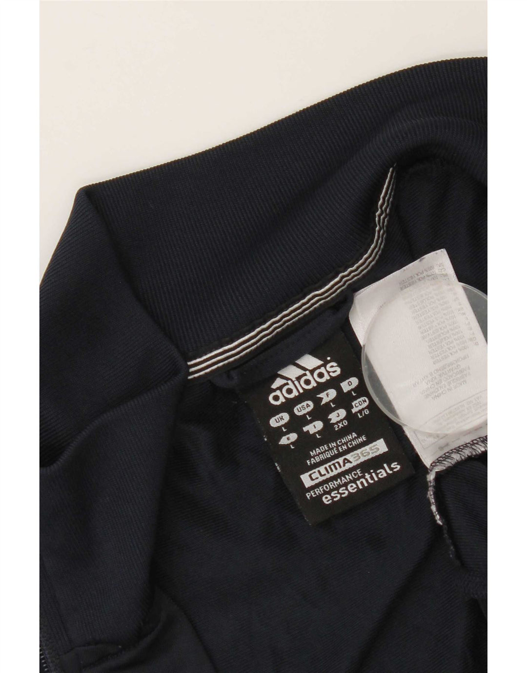 Adidas Męska bluza dresowa Clima 365, duża granatowa, poliestrowa