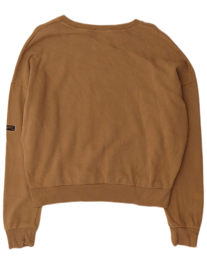 Damski sweter oversize SUPERDRY z grafiką UK 12, średni brąz