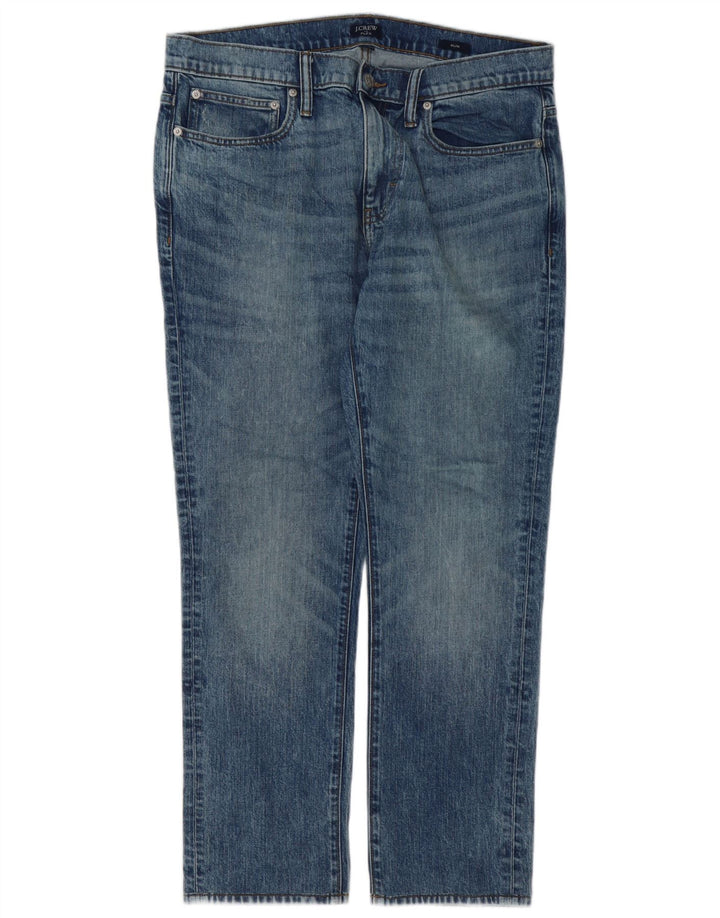 J. Crew Męskie jeansy slim W34 L28 Niebieskie bawełniane
