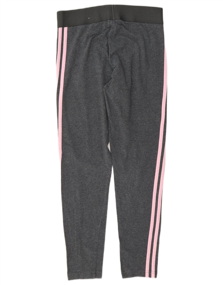 Legginsy Damskie Adidas UK 10 Małe Szare Bawełniane