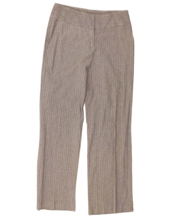 Spodnie Chino damskie Marks & Spencer UK 10 Small W30 L32 Szare prążki