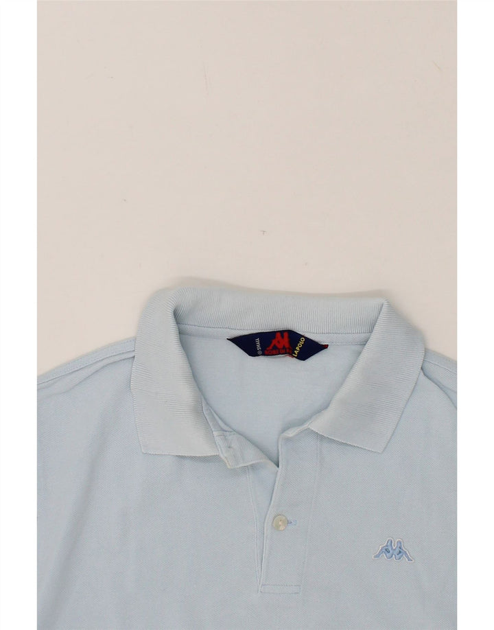 KAPPA Mens Polo Shirt Small Blue Cotton Vintage Kappa and Second-Hand Kappa from Messina Hembry 