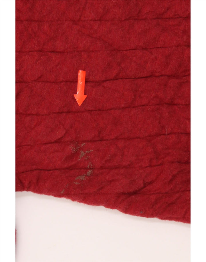 Męska bluza z dekoltem w kształcie litery Orvis, sweter XL, czerwona, bawełniana