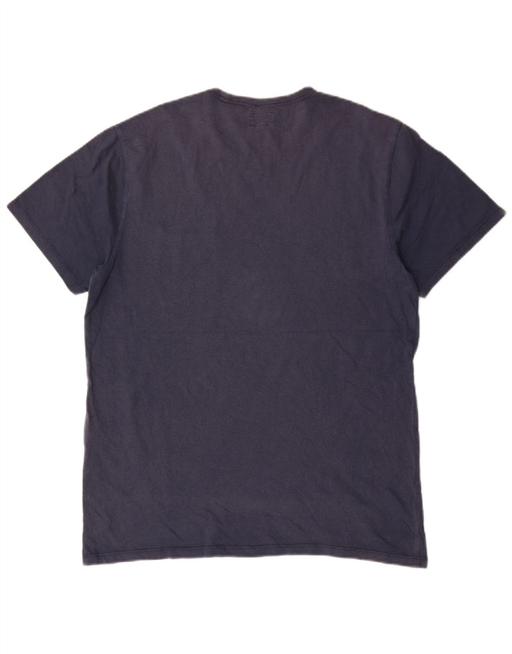 Męski T-shirt Levi's Top, duży, granatowy, bawełniany