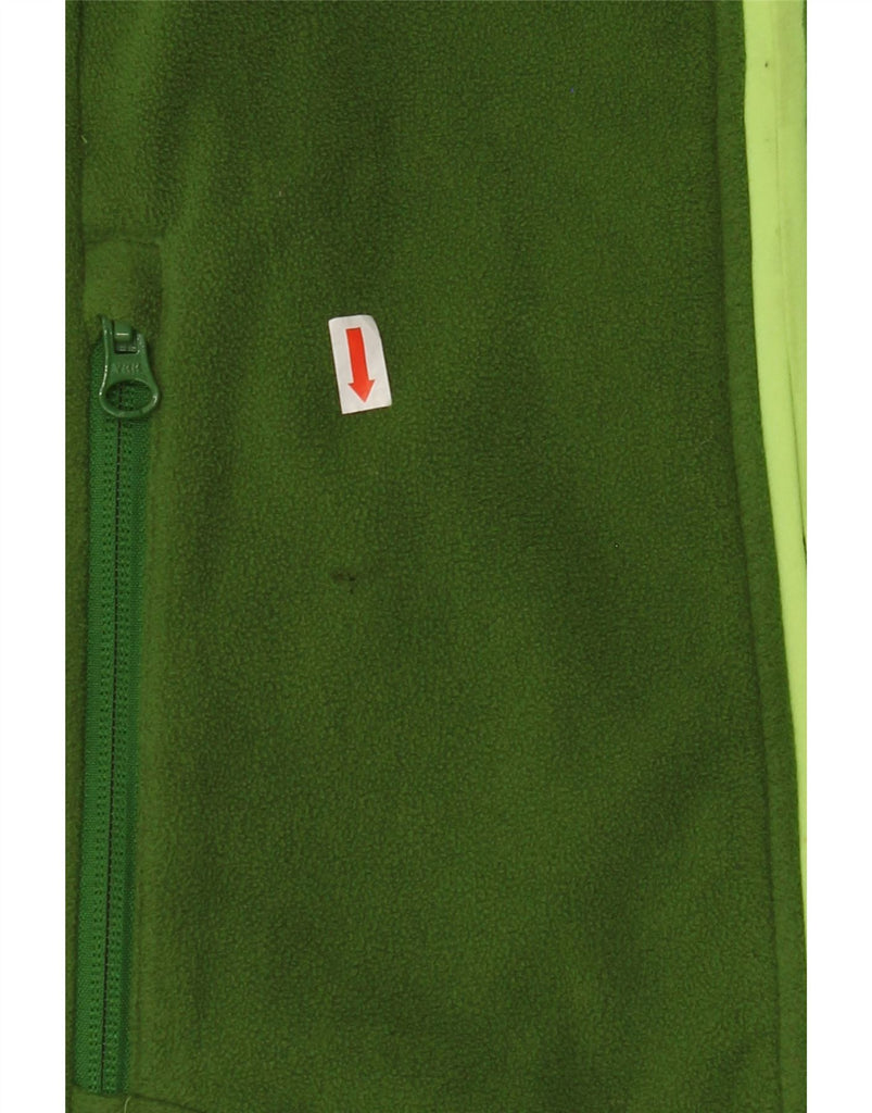 BERGANS Womens Hooded Fleece Jacket UK 10 Small Green Polyester Vintage Bergans and Second-Hand Bergans from Messina Hembry 