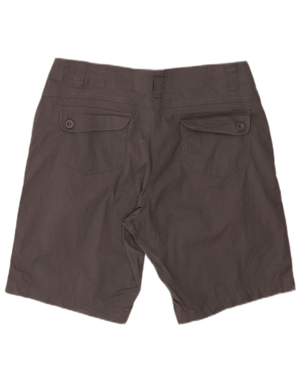 Mountain Warehouse Womens Chino Shorts UK 14 Large W34  Grey Cotton