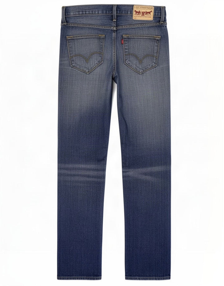 Męskie proste dżinsy Levi's W33 L32 Niebieskie bawełniane