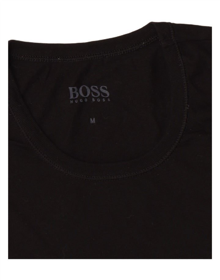 T-shirt męski Hugo Boss, średni czarny
