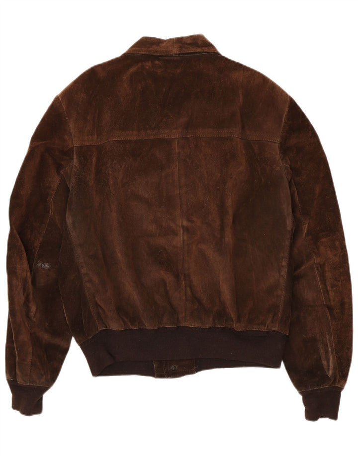 Zamszowa kurtka bomber męska Bignami IT 54 2XL brązowa