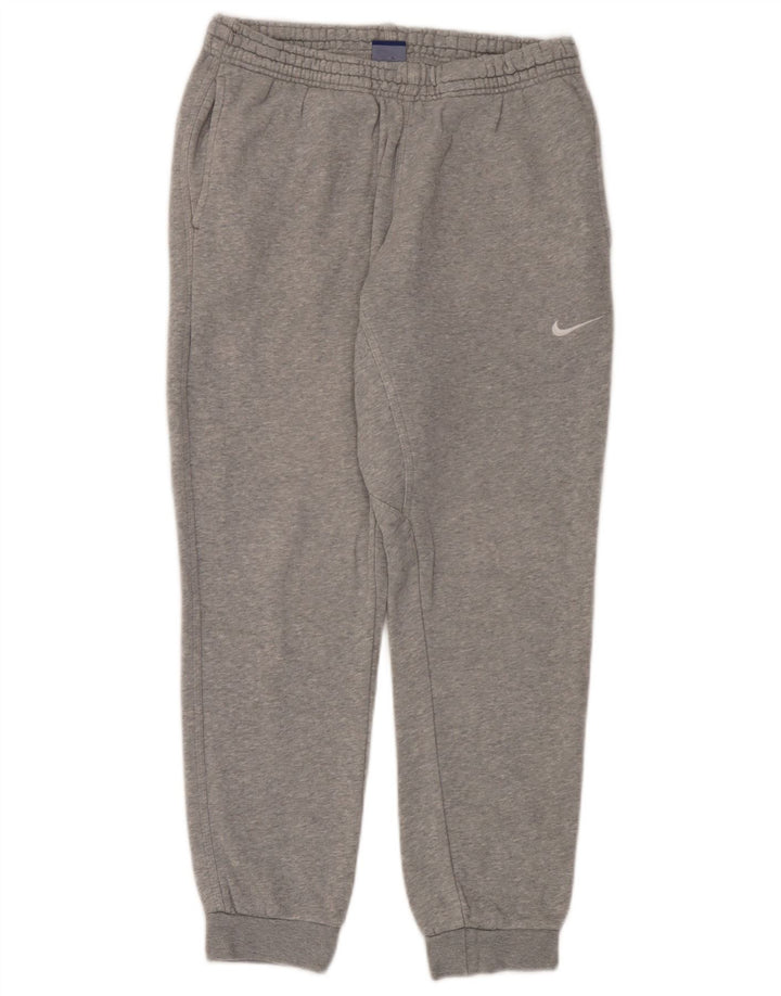 Męskie spodnie dresowe Nike, duże, szare, bawełniane