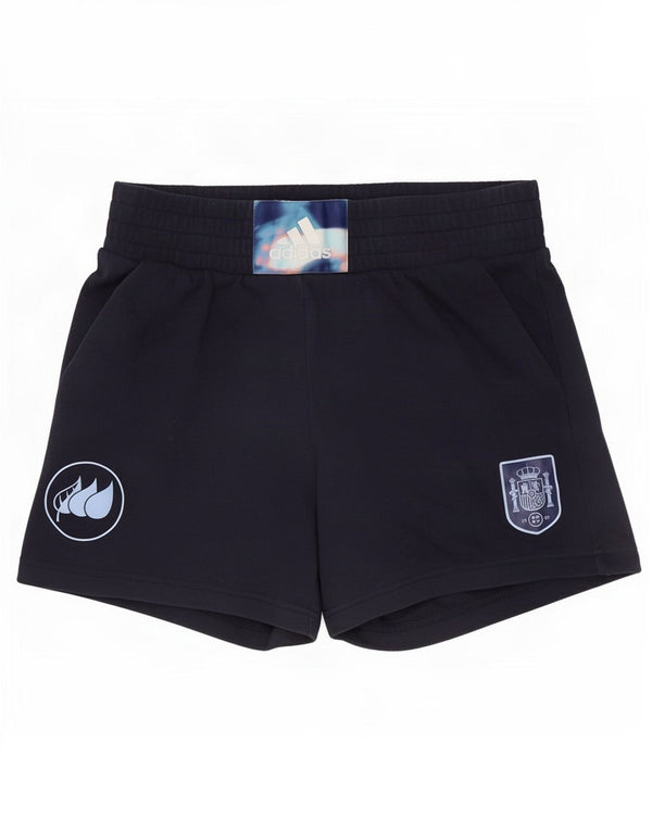 Męskie spodenki sportowe Adidas Graphic UK 8/10 Małe, granatowe, bawełniane
