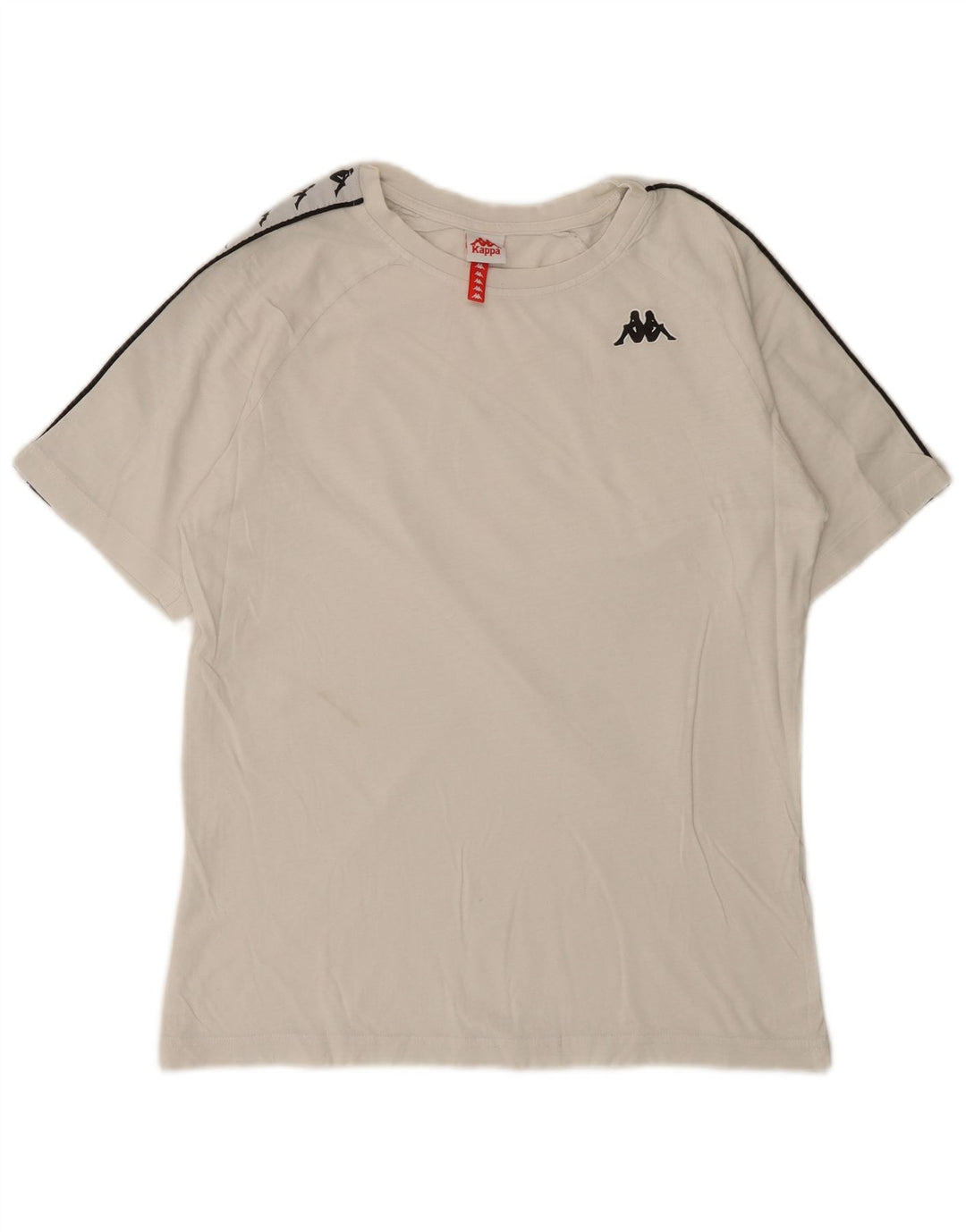 Męski T-shirt z grafiką Kappa, mały, biały