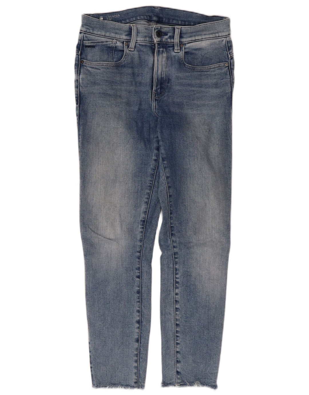 Damskie jeansy slim G-Star W27 L26 Niebieskie bawełniane