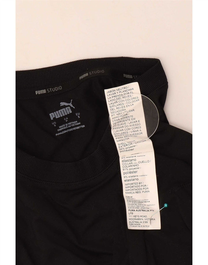 Męska koszulka Puma Top, mała, czarna, z poliestru